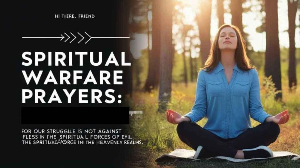 spiritual warfare prayers