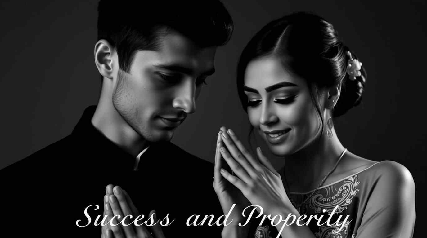 A classic black and white image