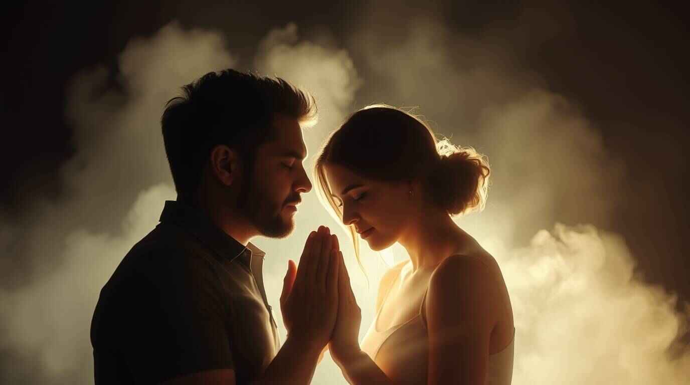 boy girl shake hands